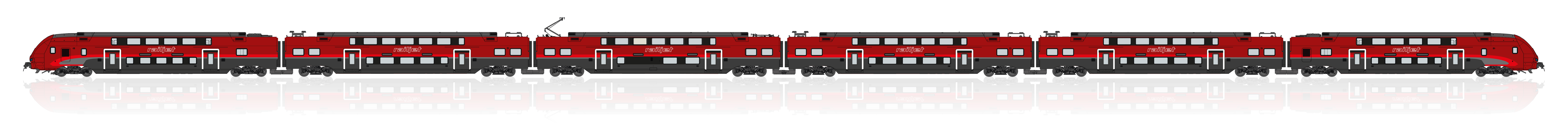 Jägerndorfer JC16062 - Triebzug Rh 4706 KISS, 6-tl