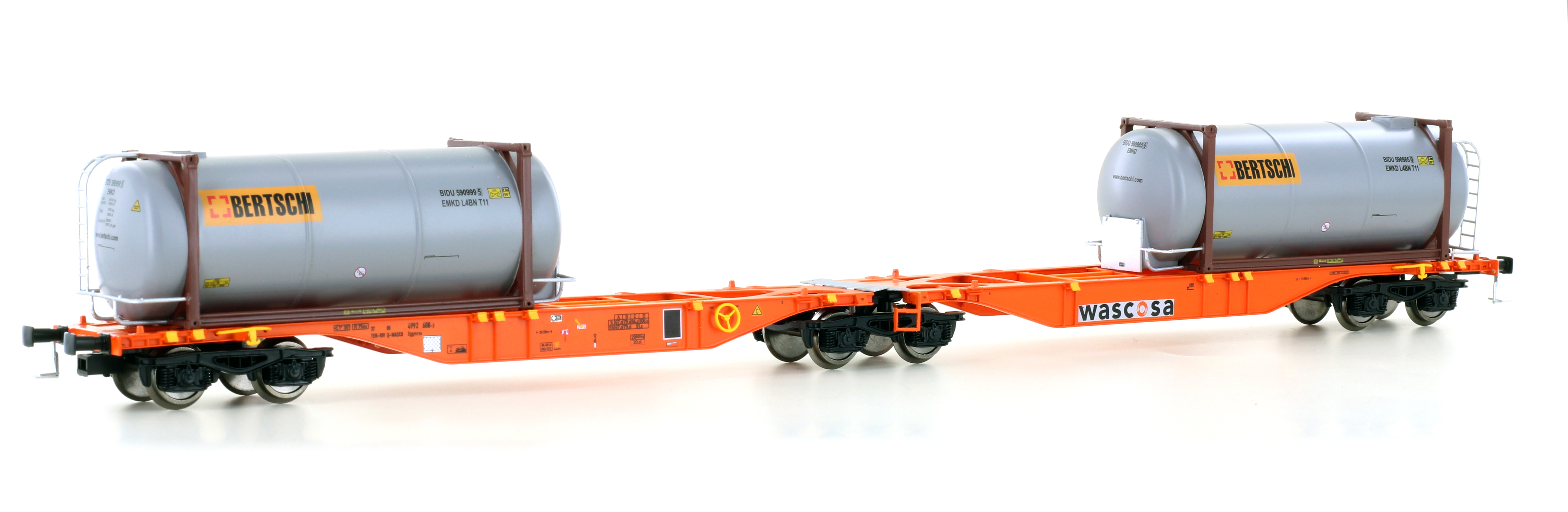 Mehano 28401 - Containerwagen Sggmrss'90 Wascosa,