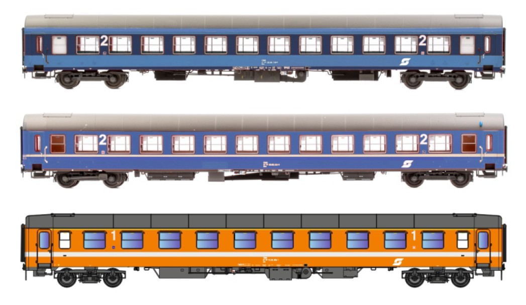 Jägerndorfer JC90506 - 3er Set UIC-X Personenwagen