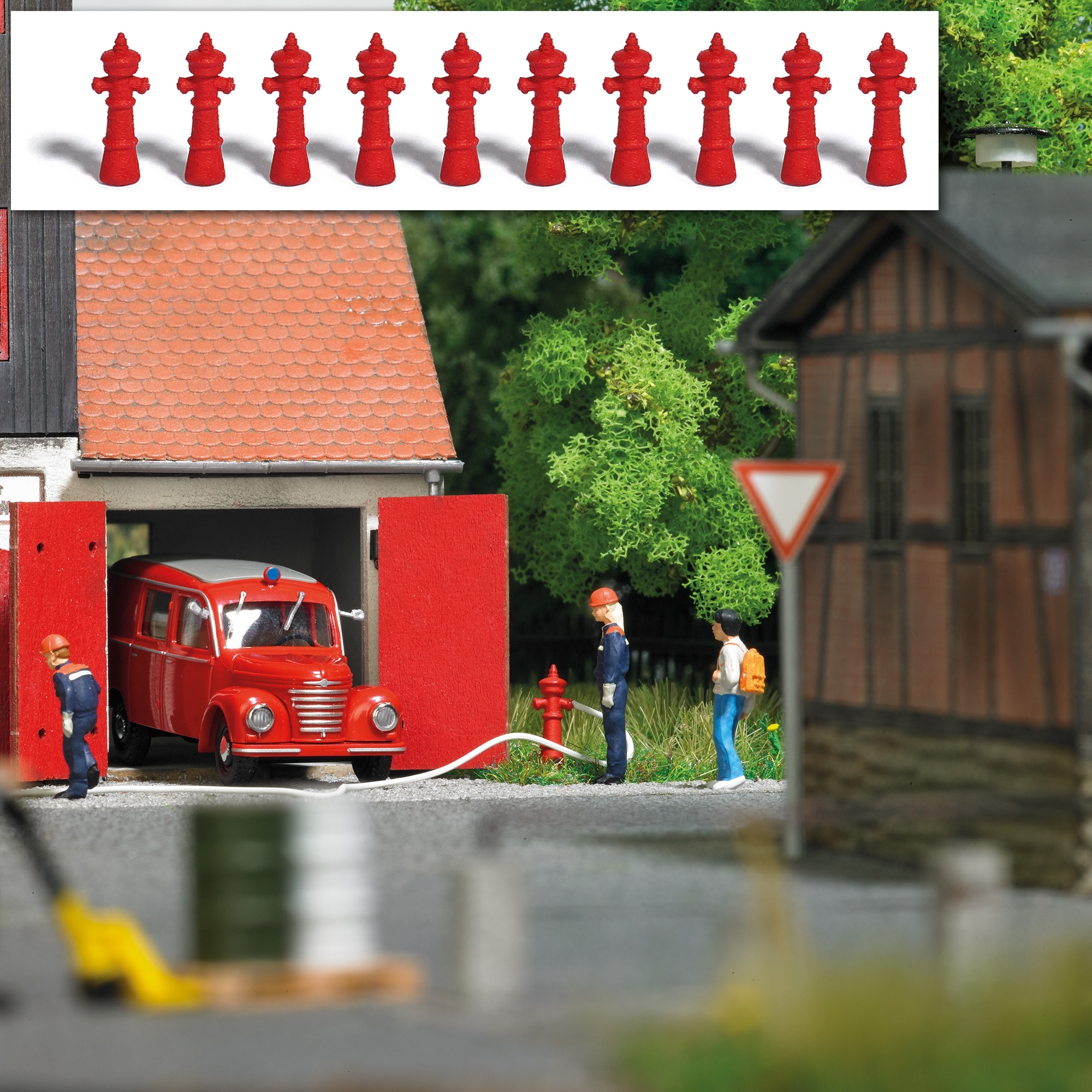Busch 7774 - M-Set:Hydranten H0