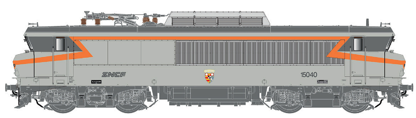LS Models LS10481 - E-Lok BB 15040 SNCF, Ep.V, bet