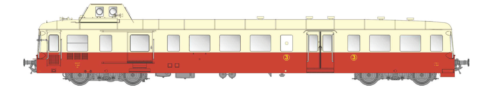 LS Models LS10115 - Triebwagen X3800 (3893) SNCF,