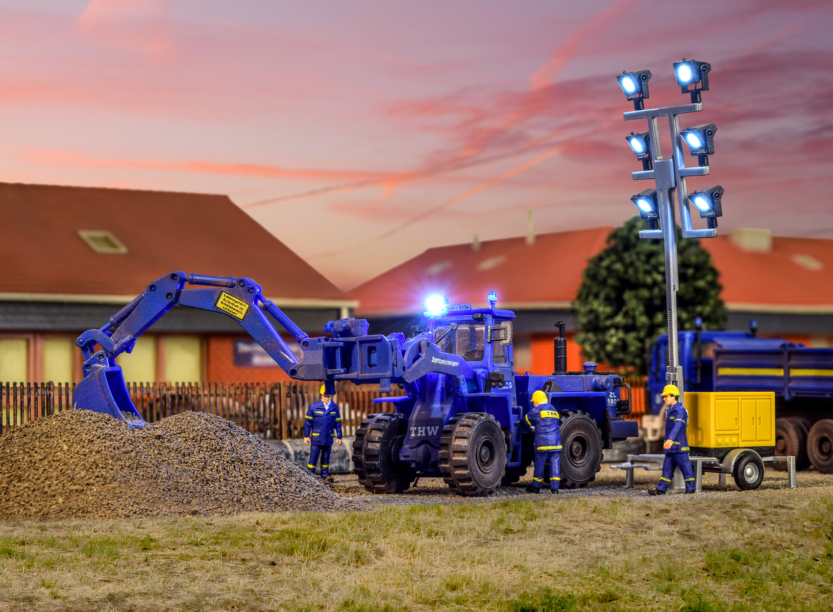 Kibri 18455 - H0 Zettelmeyer Radlader ZL180
