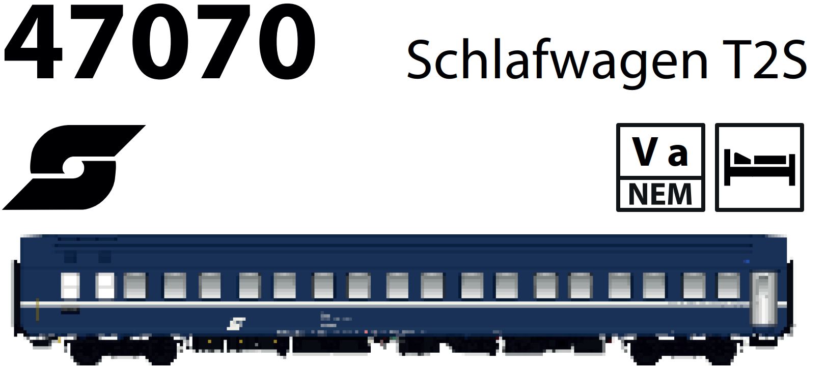 LS Models LS47070 - Schlafwagen T2S ÖBB, Ep.Va