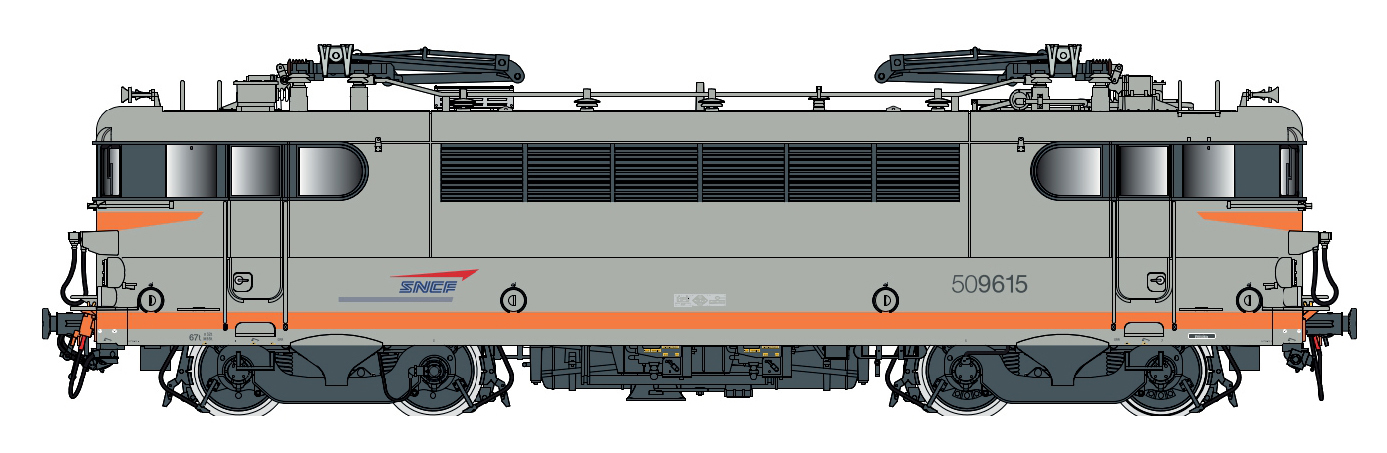 LS Models LS10721S - E-Lok Serie BB 509615 SNCF, E