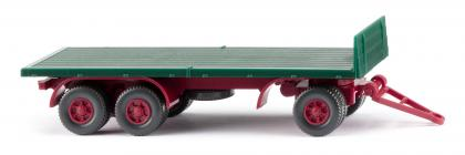 Wiking 044702 - Flachpritschen-Anhänger -