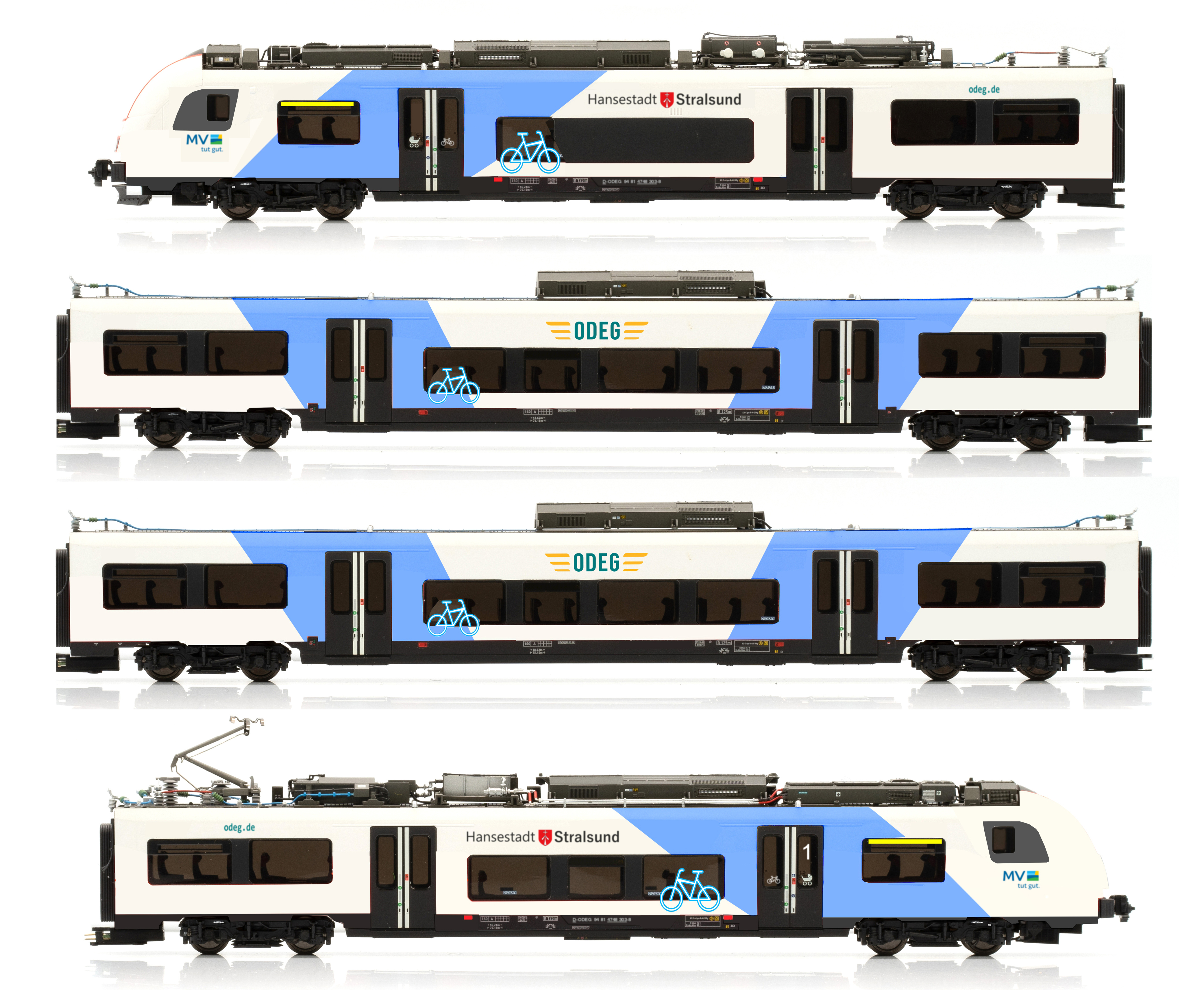 Jägerndorfer JC19950 - Triebzug BR 4746, 4-tlg. De