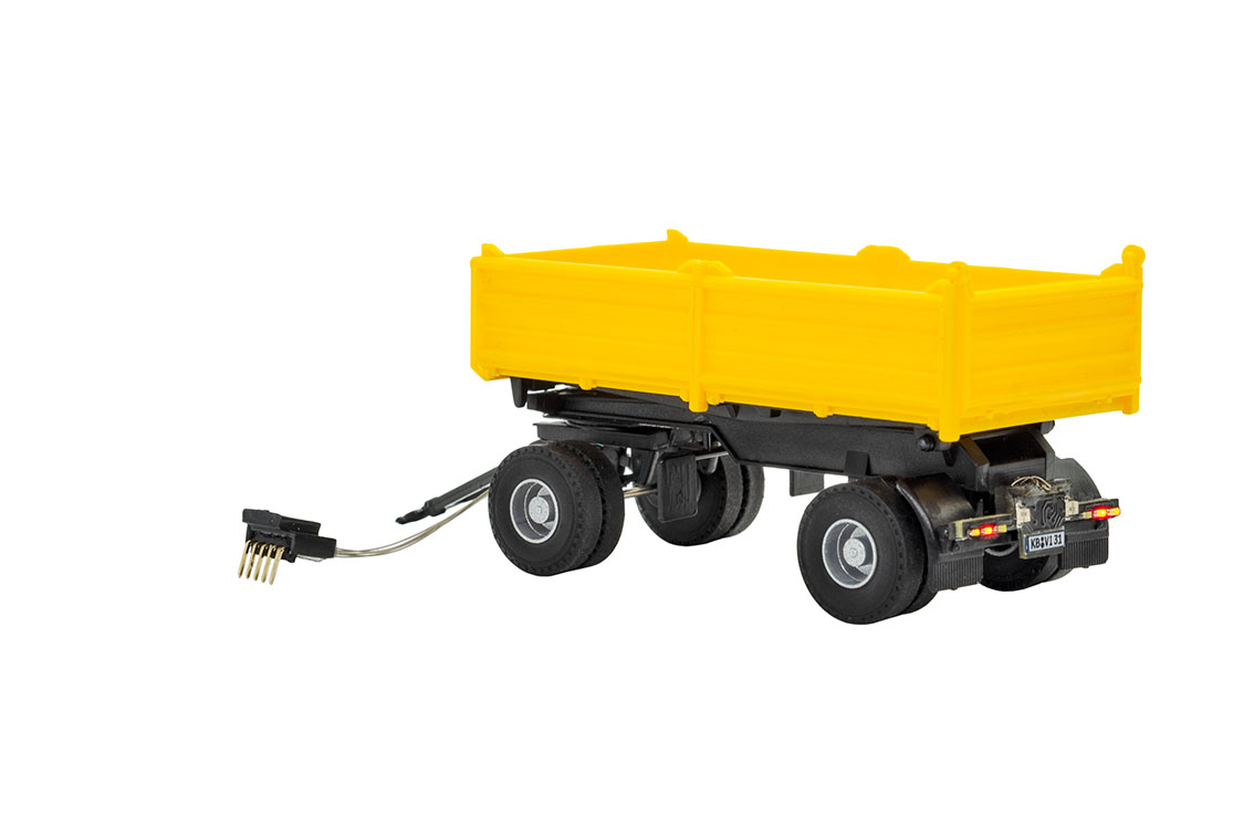 Viessmann 8215 - H0 2-achs Kippanhänger, gelb