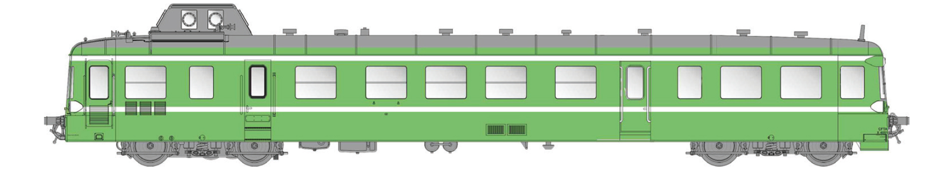 LS Models LS10112S - Triebwagen X3800 (3900) SNCF,