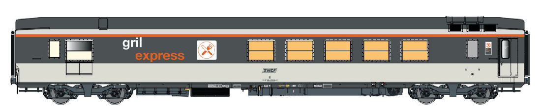 LS Models LS40145 - Speisewagen Gril Express GE SN