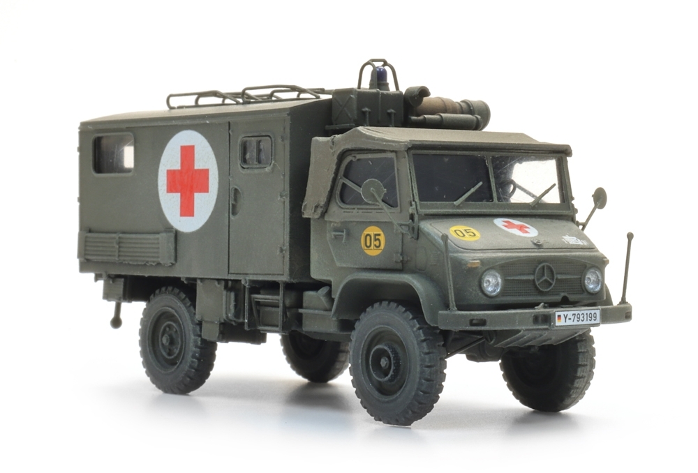 Artitec 1870225 - BRD/BE/FR Unimog 404s Krankenwag