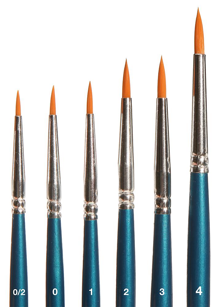 Faller 172151 - Pinsel-Set, Rundpinsel, synth