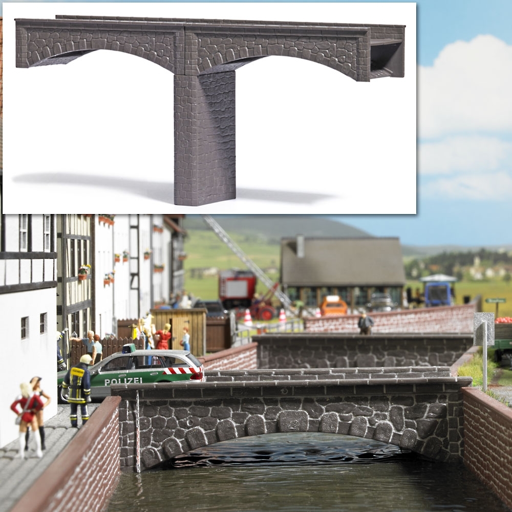 Busch 7019 - Steinbrücke H0