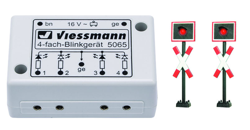 Viessmann 5060 - H0 Andreaskreuze, 2 St+Blink.