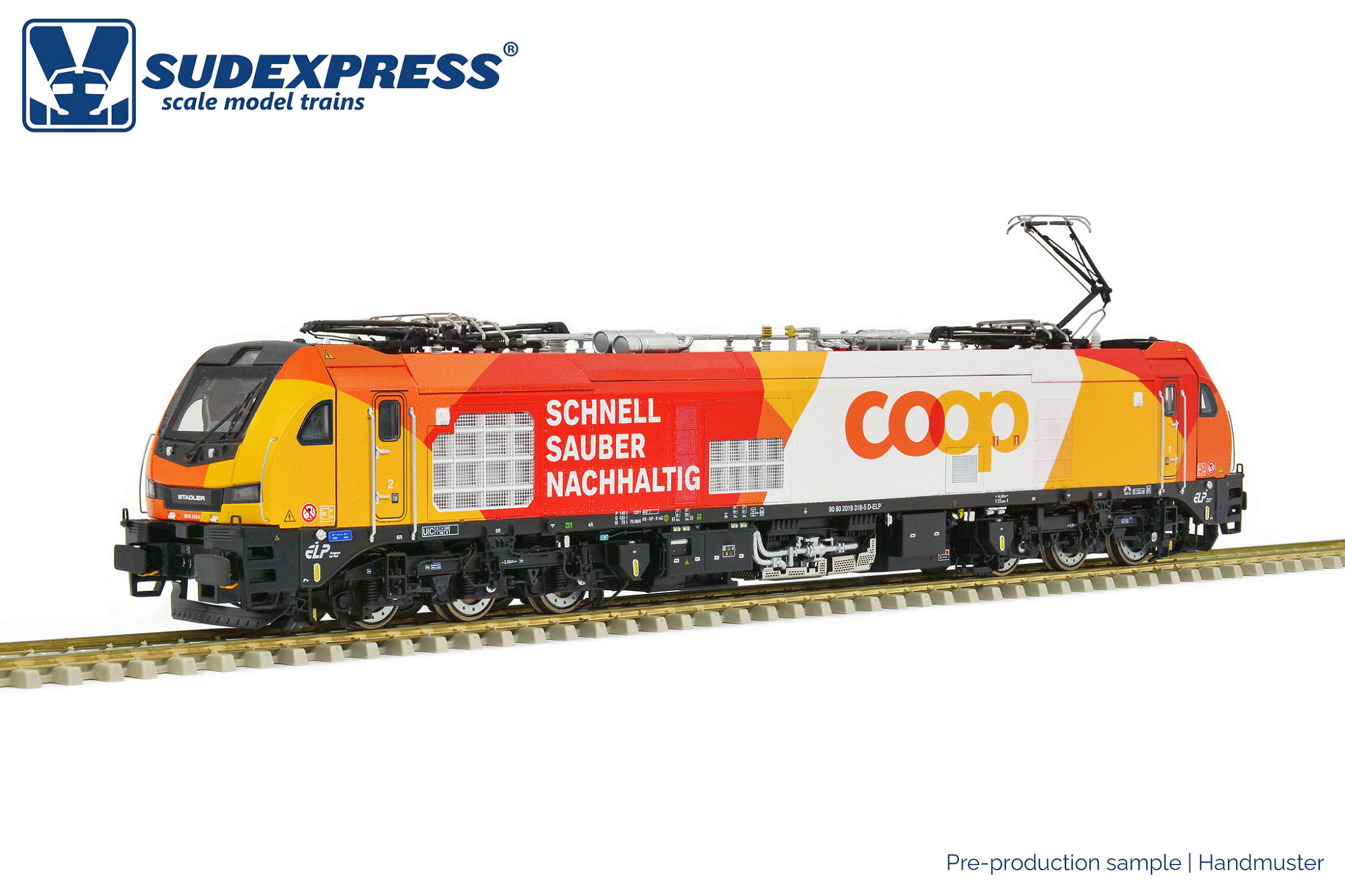 Sudexpress S0193180 - E-Lok BR 2019 / Euro 9000 ra