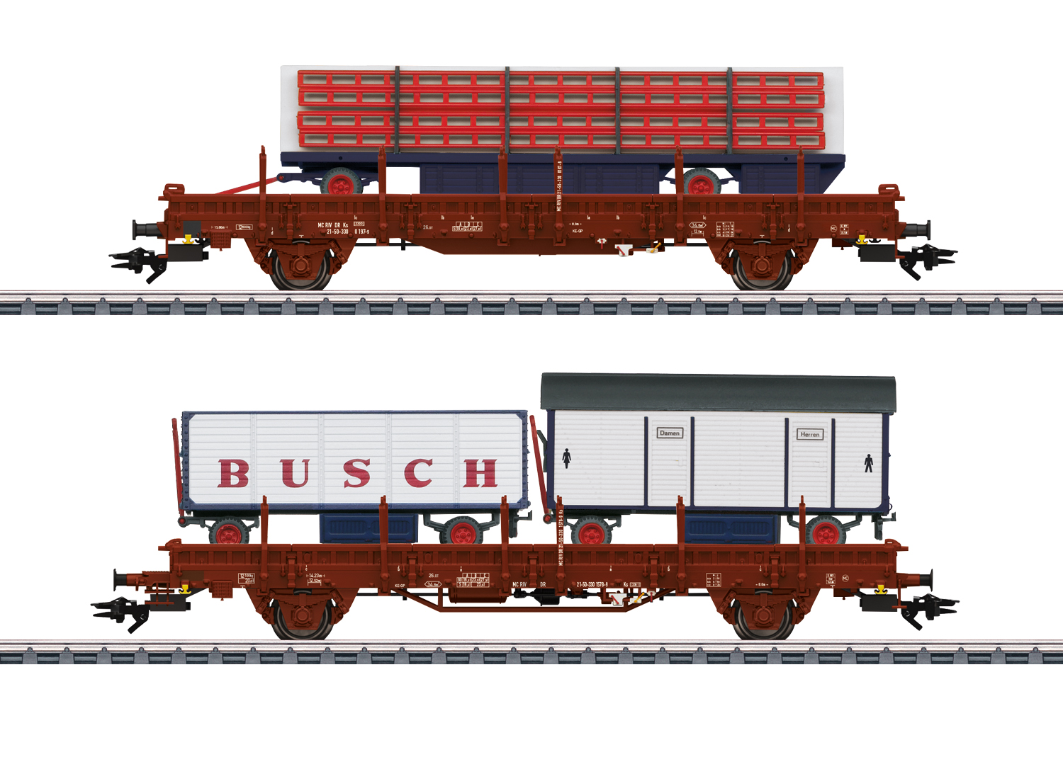Märklin 45042 - Güterw.-Set Zirkus Busch DR