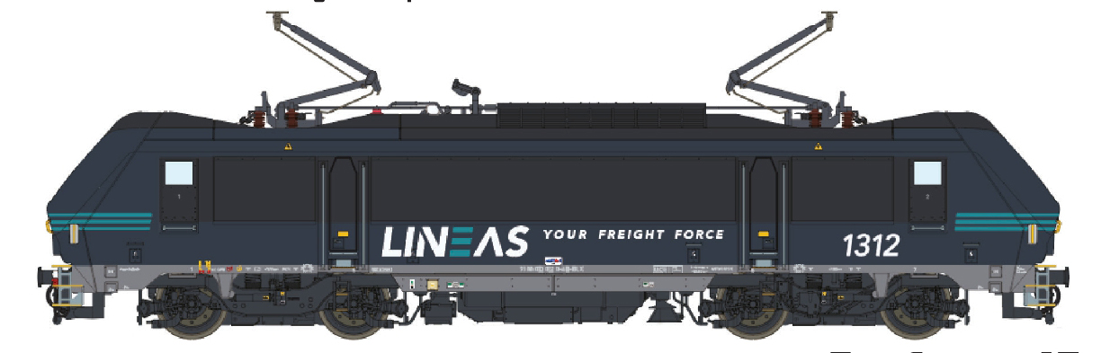 LS Models LS13001ACS - E-Lok HLE 13 (1312) LINEAS,
