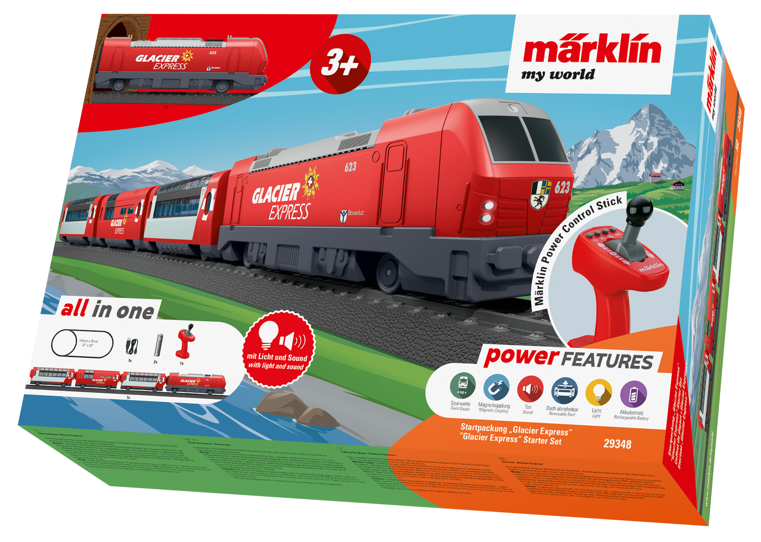 Märklin 29348 - Startpackung Glacier Express