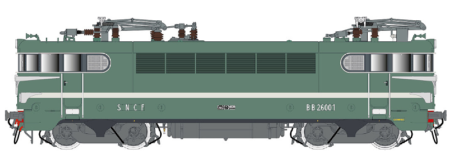 LS Models LS10734 - E-Lok BB 26001 SNCF, Ep.IIId,