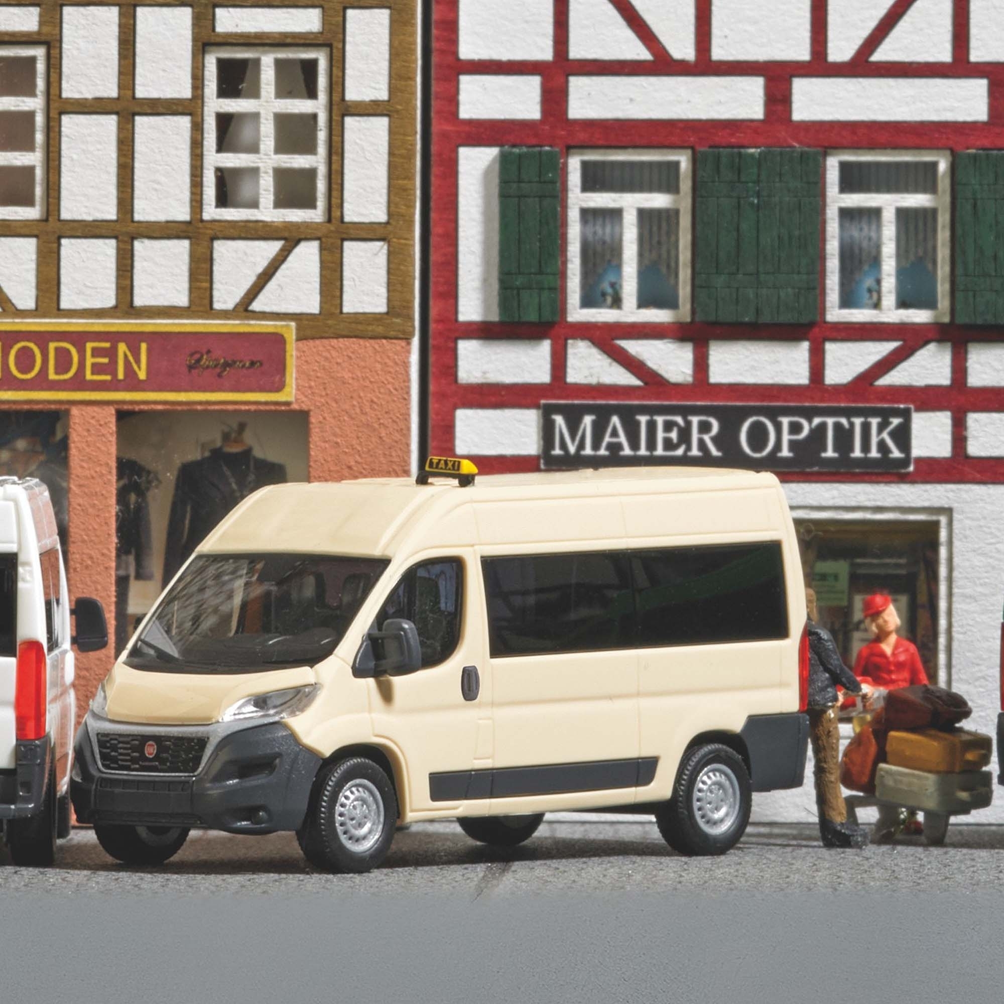 Busch 54655 - Fiat Ducato Bus, Taxi
