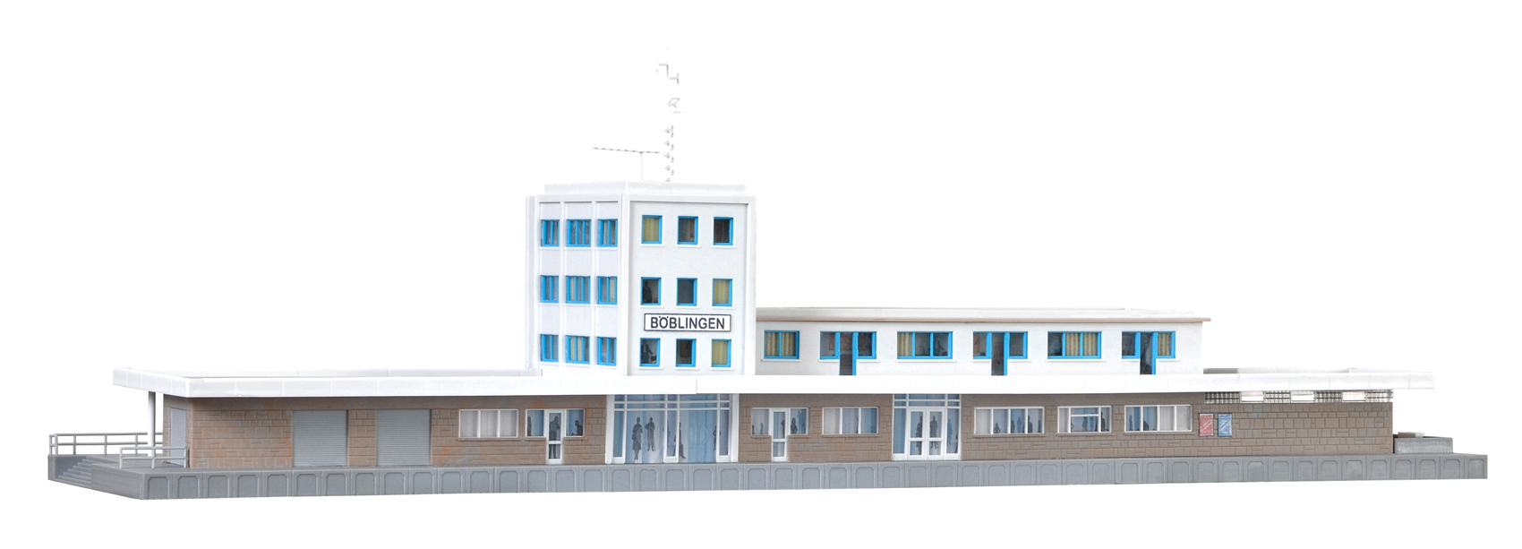 Kibri 37400 - N Bahnhof Boeblingen mit Etageninnen