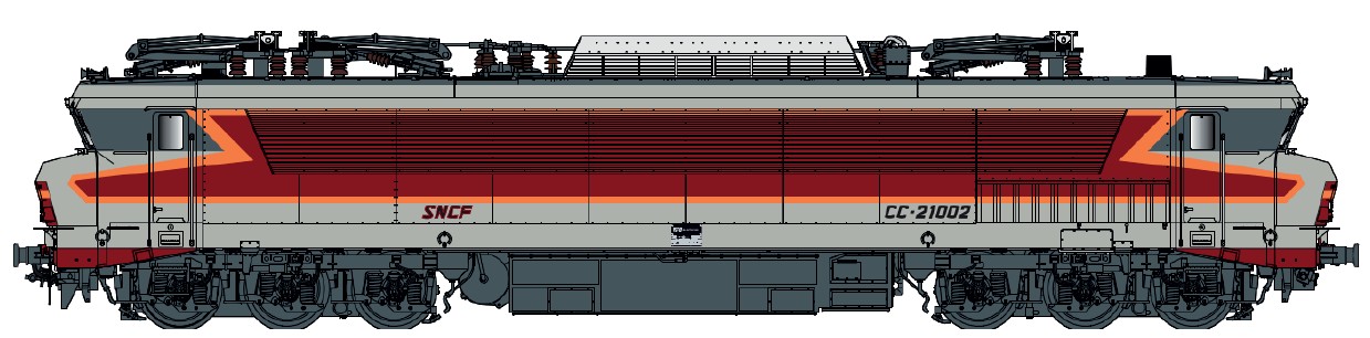 LS Models LS10836S - E-Lok CC 21002 SNCF, Ep.IV, A