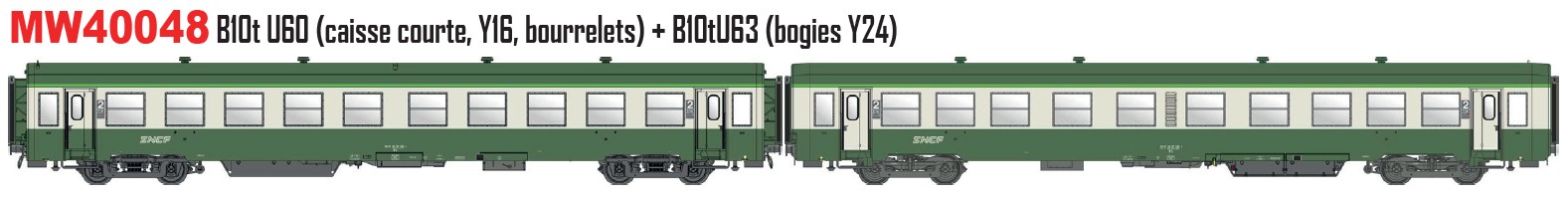 Models World MW40048 - 2er Set Personenwagen USI B