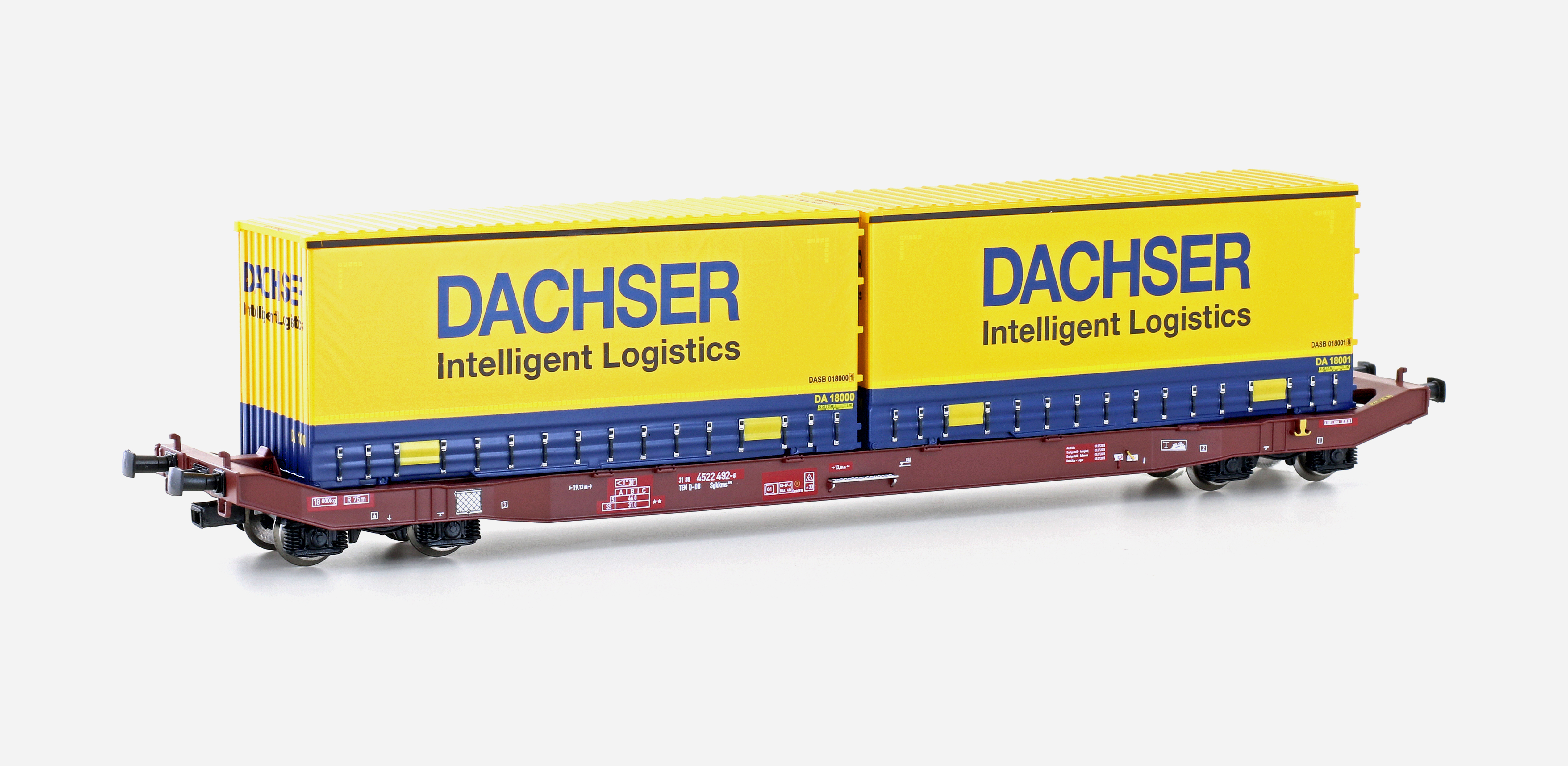 Mehano 28409 - Containerwagen Sgkkms 698 DB Cargo,