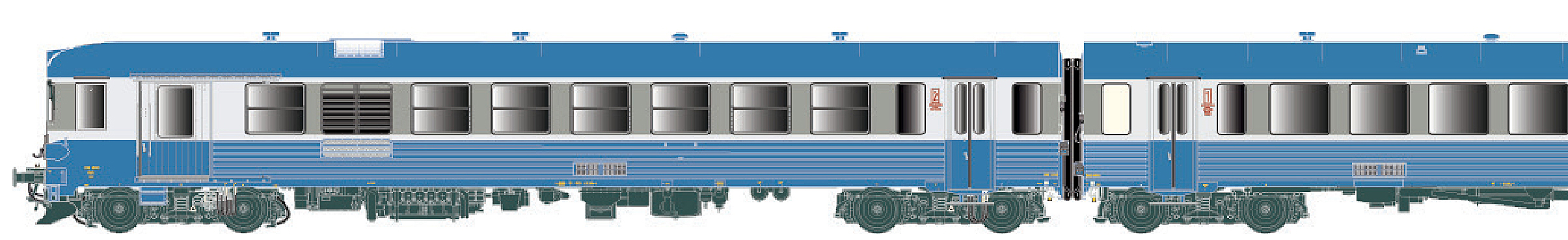 LS Models LS11027 - Triebzug X 4900, 2-tlg. SNCF,