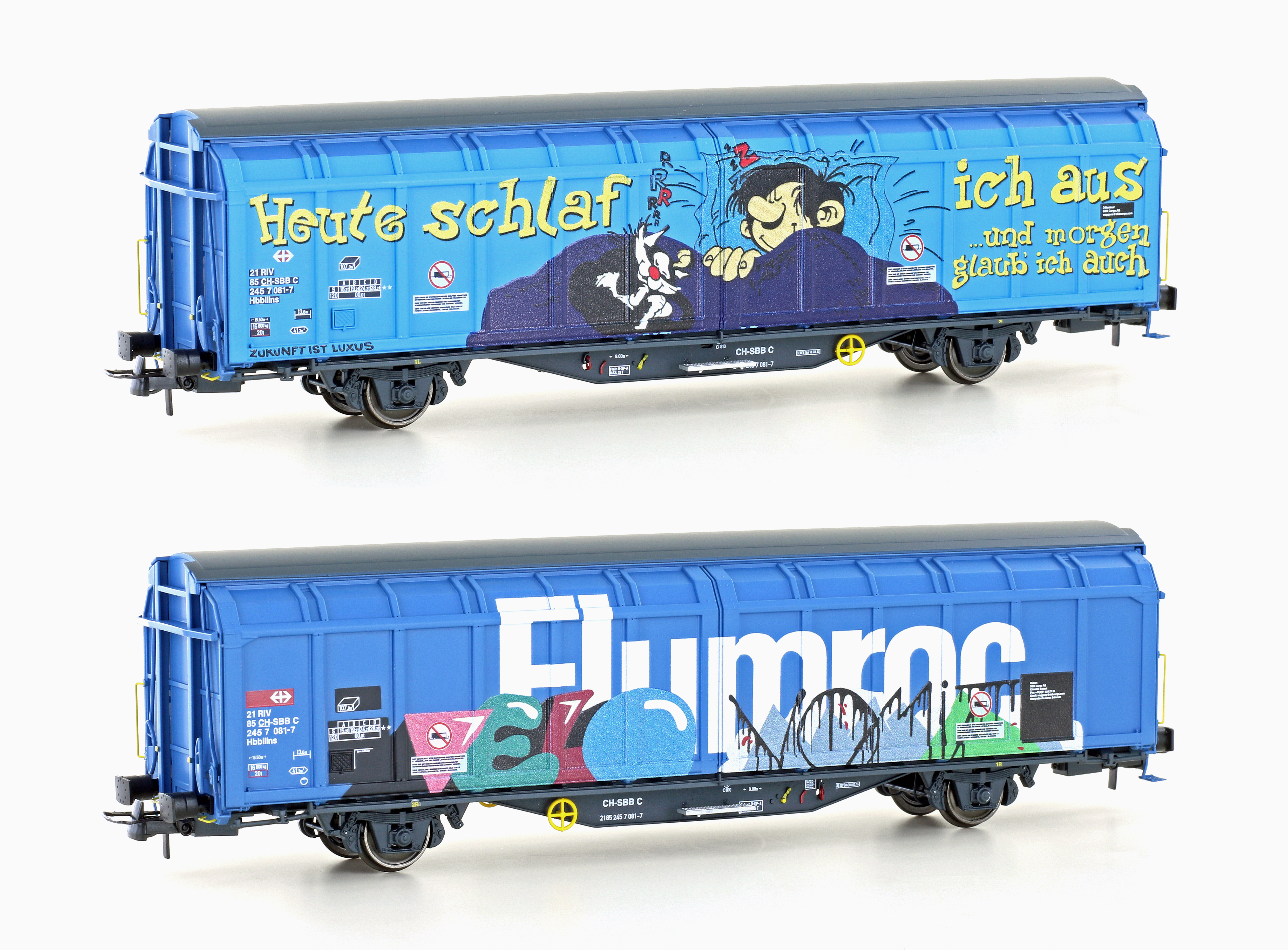 Hobbytrain H45103 - Schiebewandwagen Hbbillns SBB,