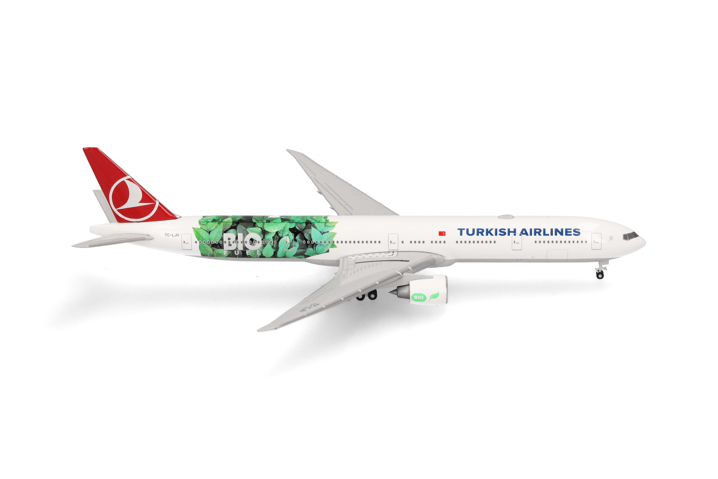 herpa 538442 - B777-300ER Turkish Bio Fuel