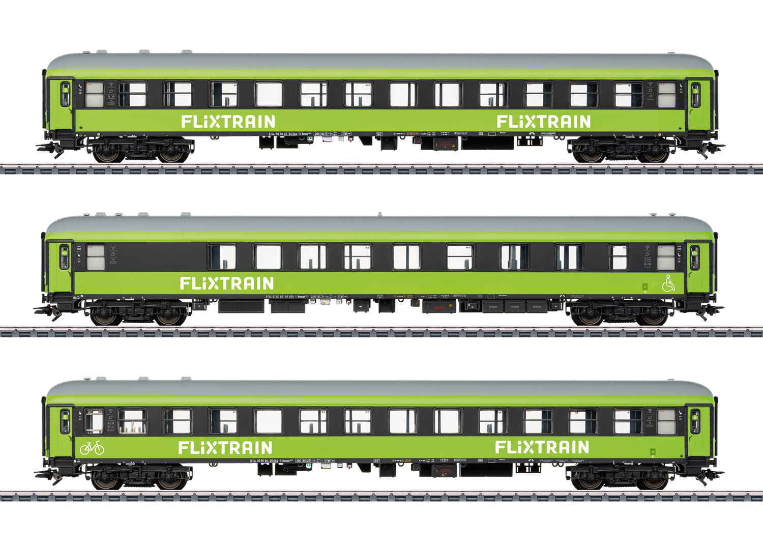 Märklin 42957 - Wagen-Set 1 Flixtrain
