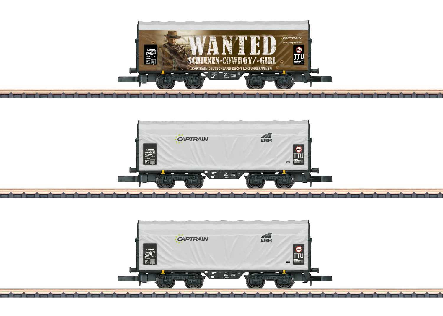 Märklin 86360 - Wagenset Shimms Captrain
