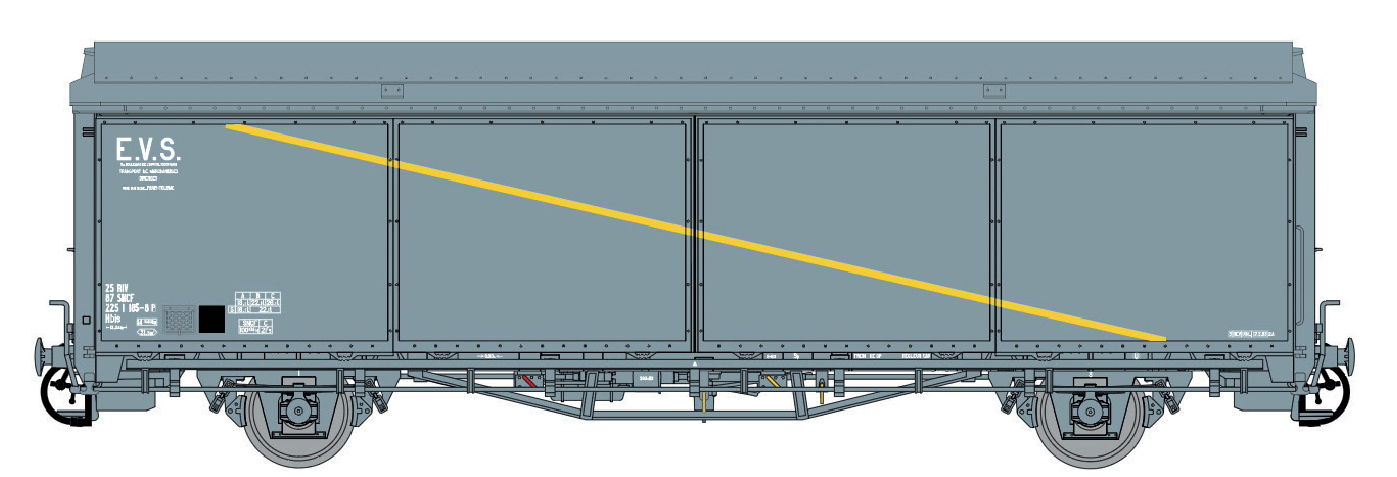 LS Models LS30681 - Schiebewandwagen Hs SNCF/EVS,