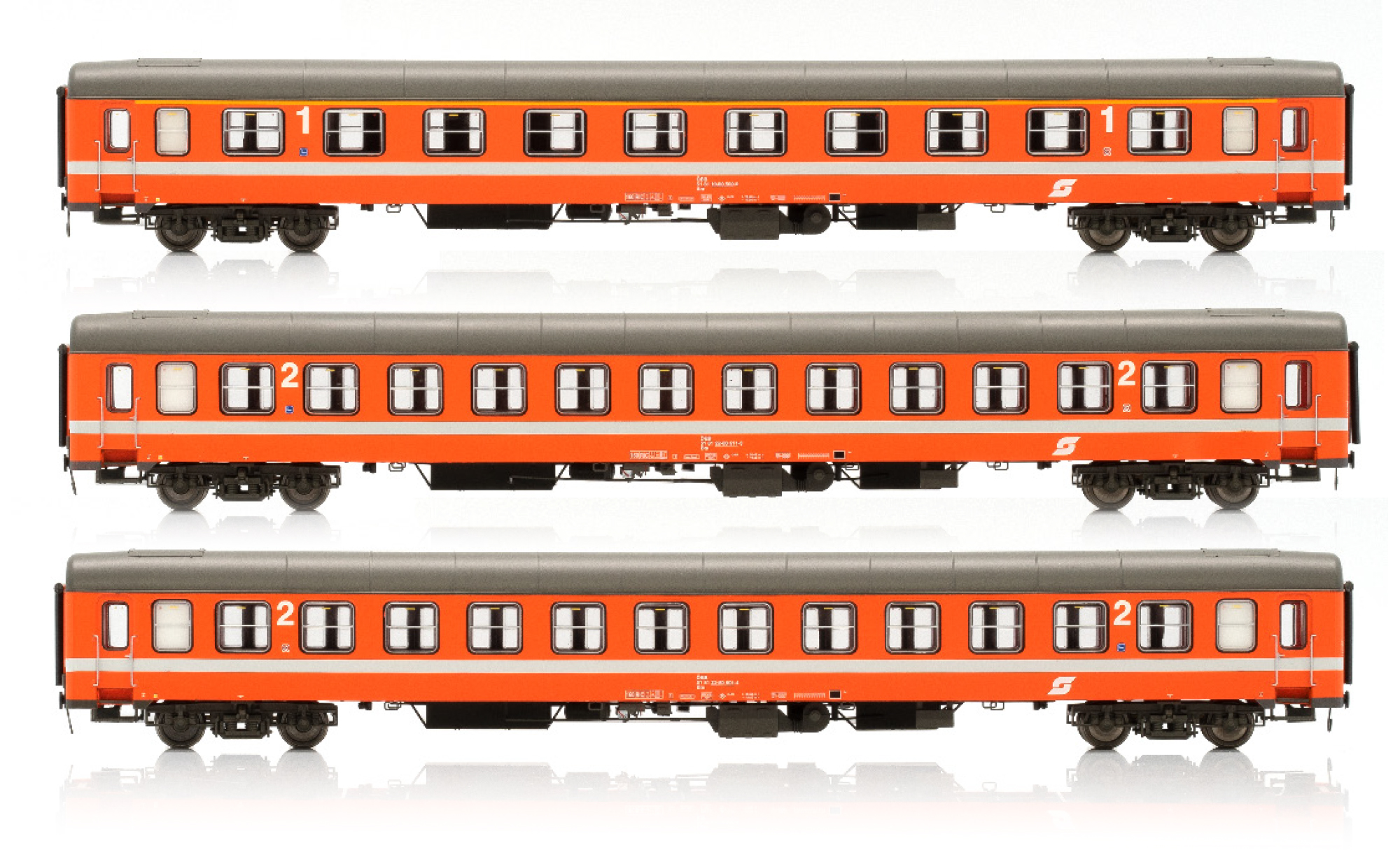 Jägerndorfer JC90501 - 3er Set UIC-X Personenwagen