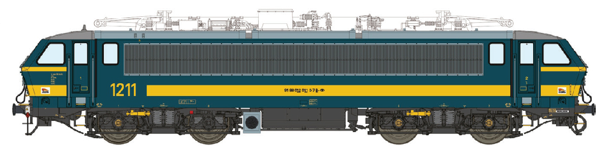 LS Models LS12597ACS - E-Lok HLE 12 SNCB, Ep.VI, A