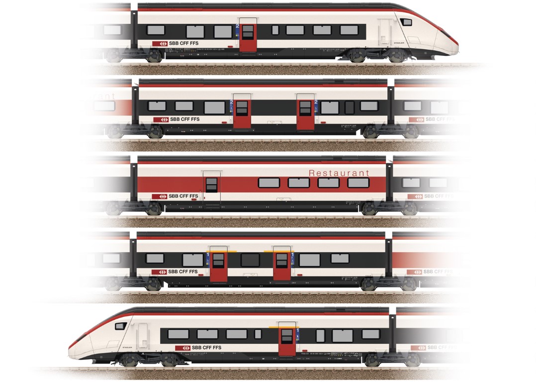 Märklin 43463 - Ergänzungs-Set 3 zum "Giruno", SBB