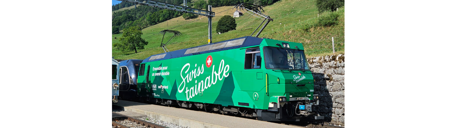 Bemo 1359344 - MOB Ge 4/4 8004 "Swisstainable" Sou
