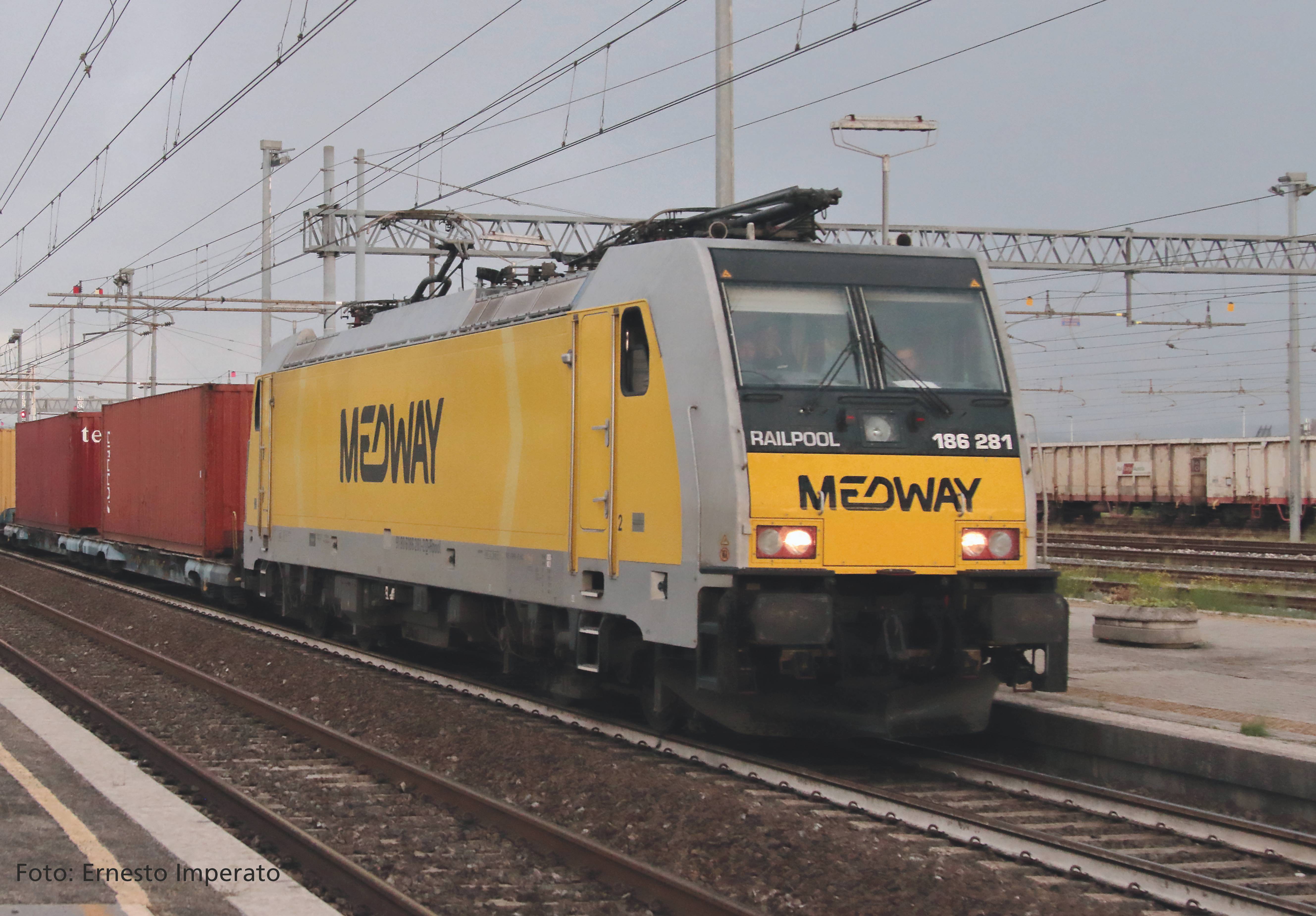 Piko 59770 - E-Lok BR 186 Medway VI + DSS 8pol.