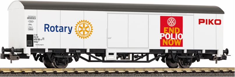 Piko 27907 - Ged. Güterwagen. Rotary End Polio now