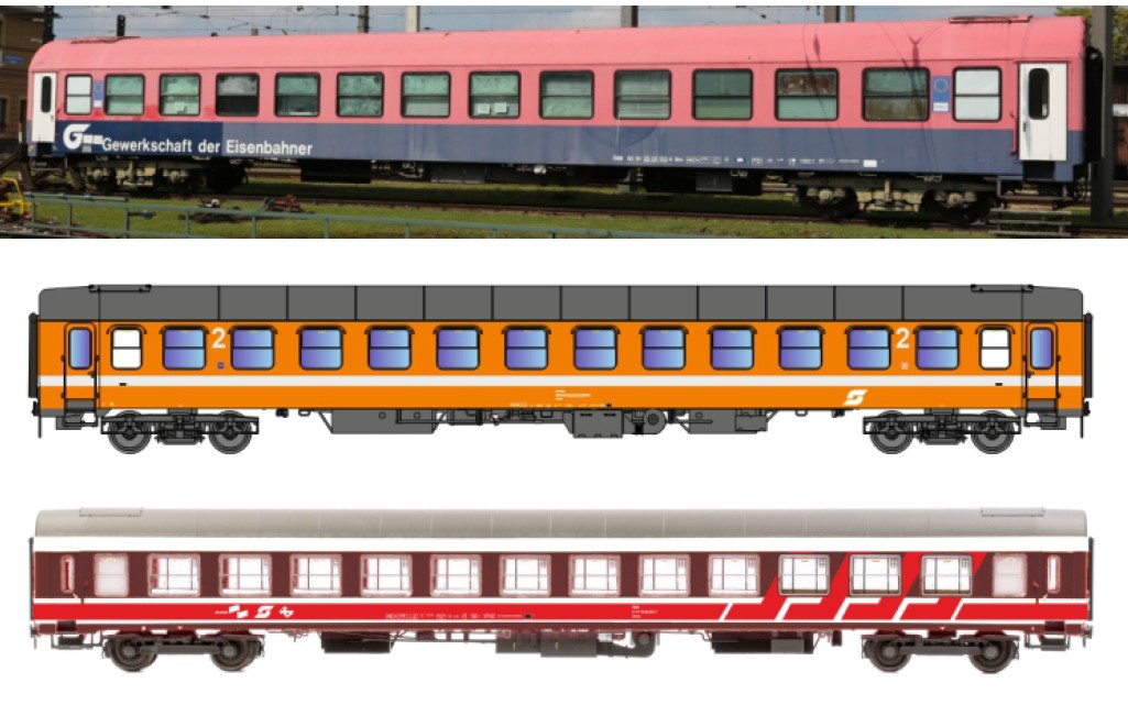 Jägerndorfer JC90507 - 3er Set UIC-X Personenwagen
