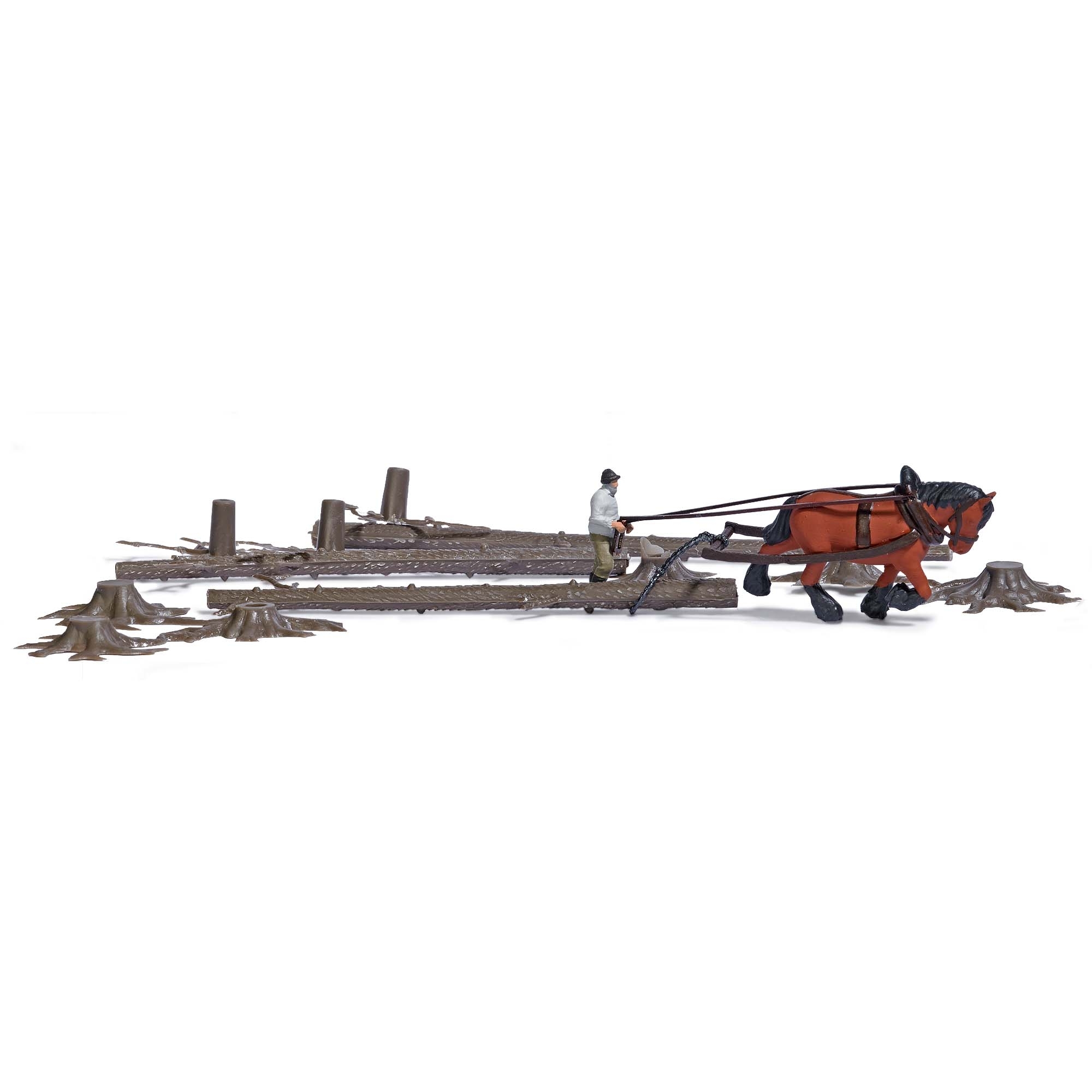 Busch 79882 - A-Set: Holzrücken H0