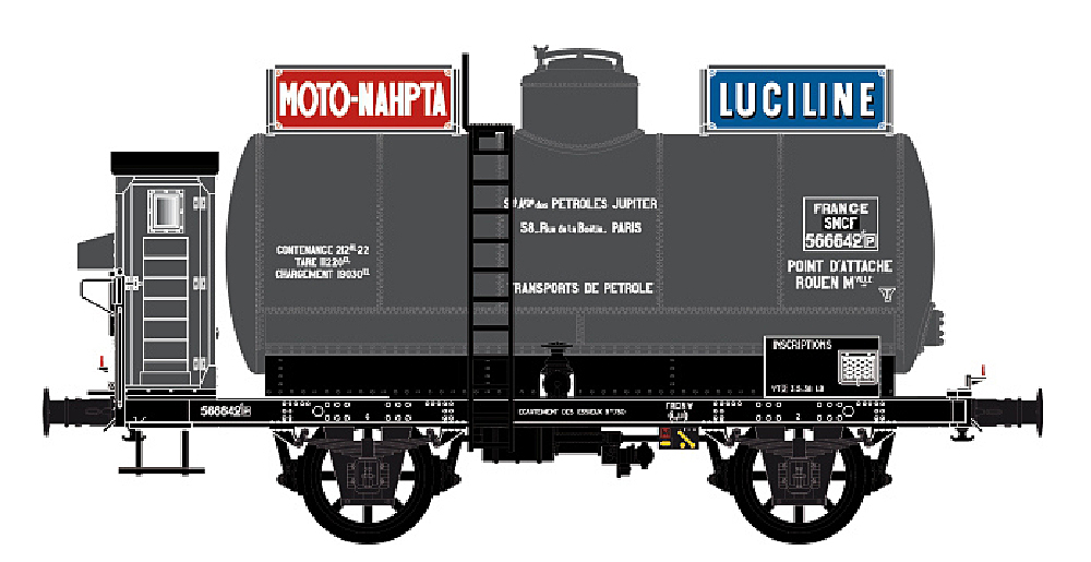 LS Models LS30456 - Kesselwagen OCEM SNCF/Moto-Nah