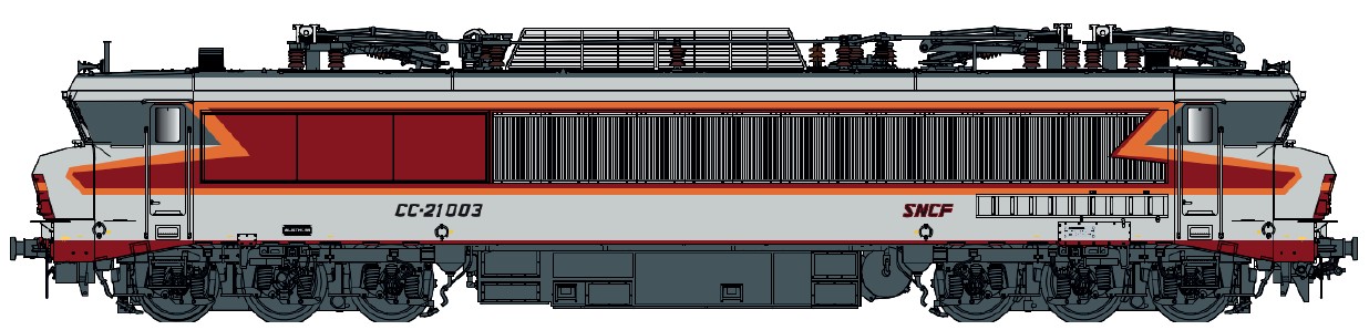 LS Models LS10837S - E-Lok CC 21003 SNCF, Ep.IV, A