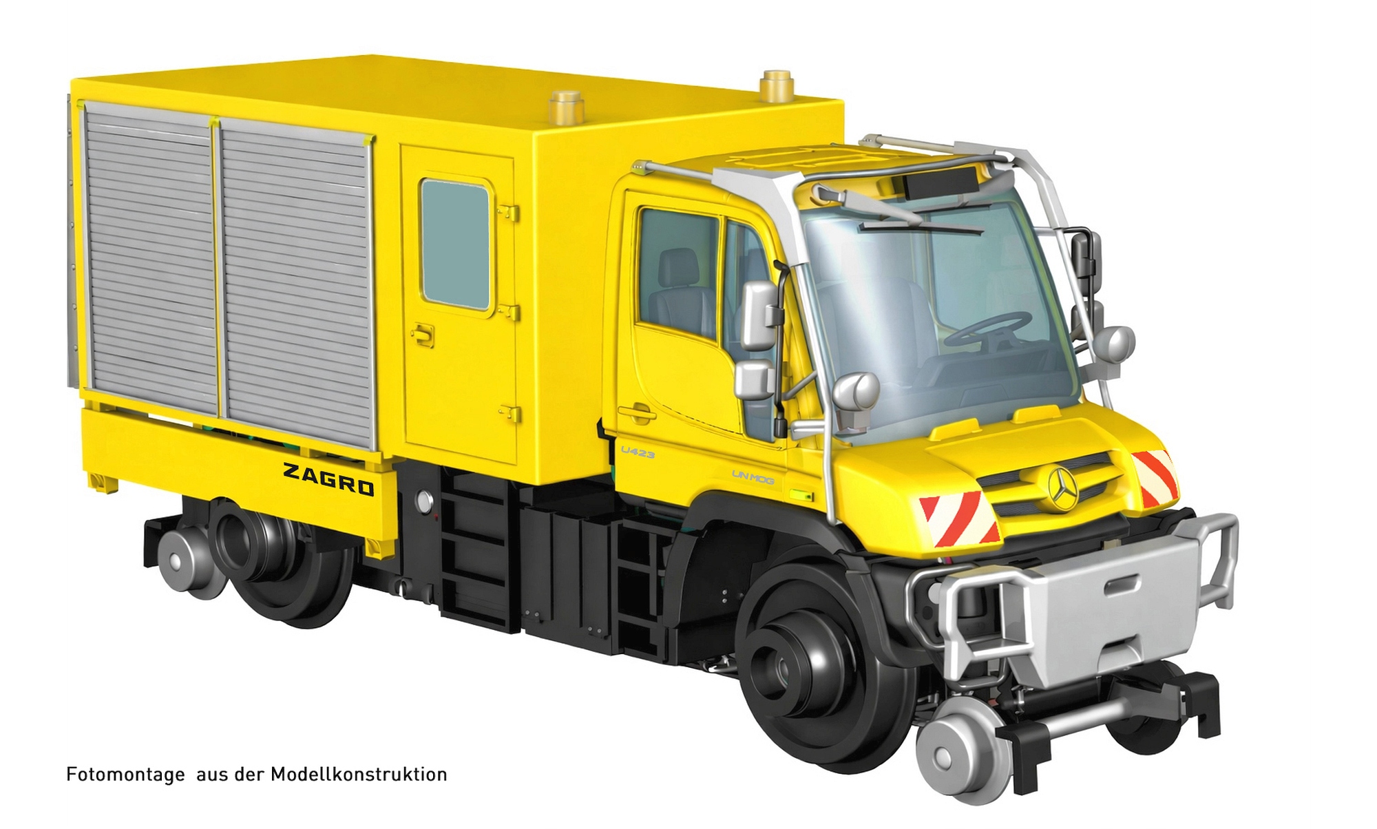 Hobbytrain H43201S - Zweiwege Unimog U423 neutral,