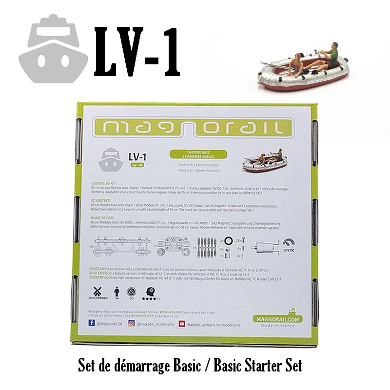 Magnorail LV-1 - Starterset basic + 1 aufgebautes