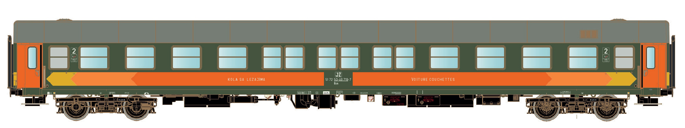 LS Models LS48070 - Liegewagen Bctm 257 JZ, Ep.V