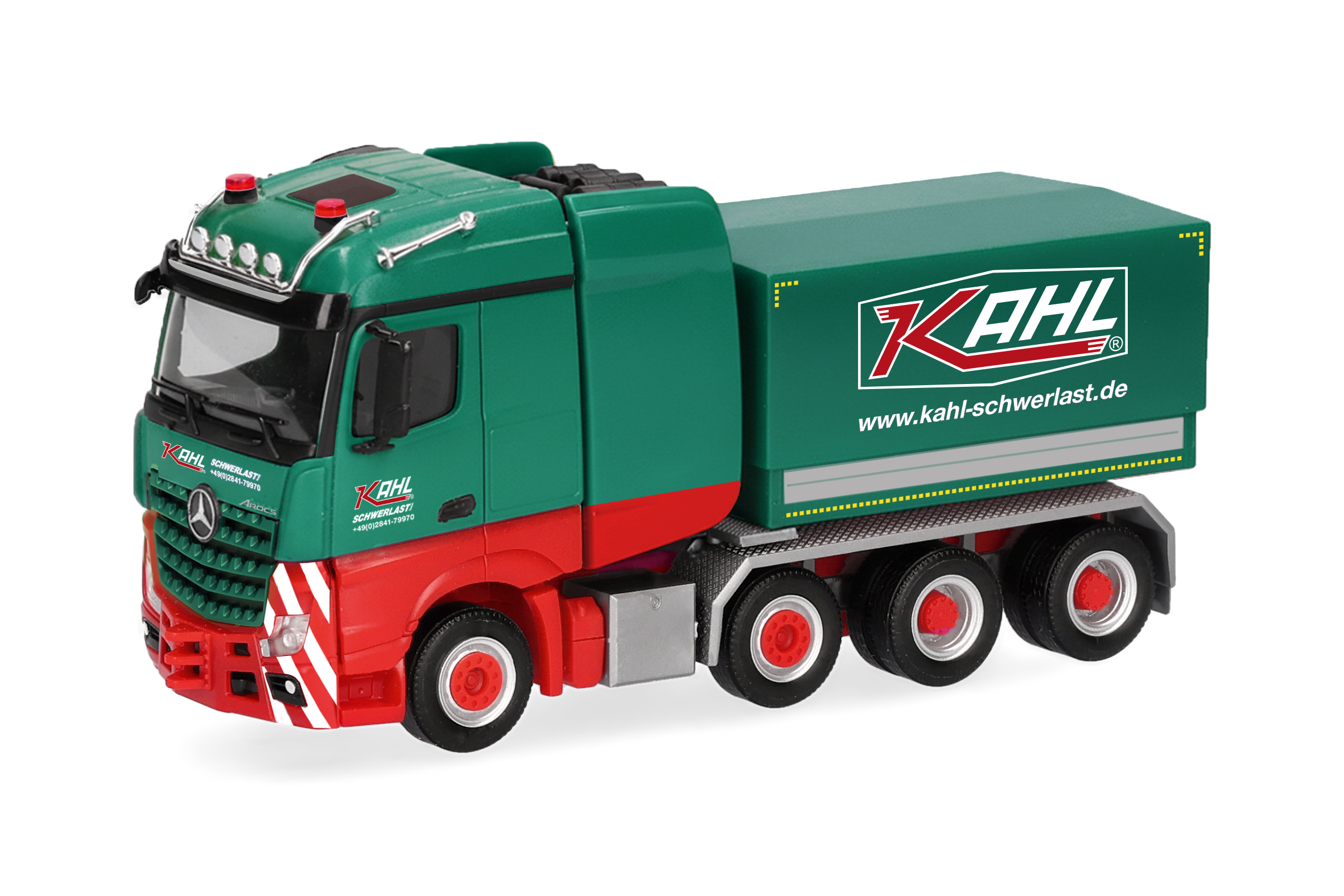 herpa 322263 - MB Arocs SchwerlastZM 4a Kahl