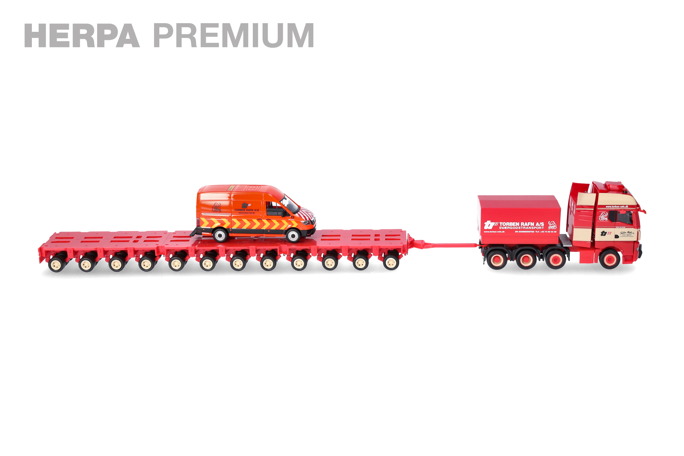 herpa 960991 - MAN TGX GX SchwerlZH Set Rafn