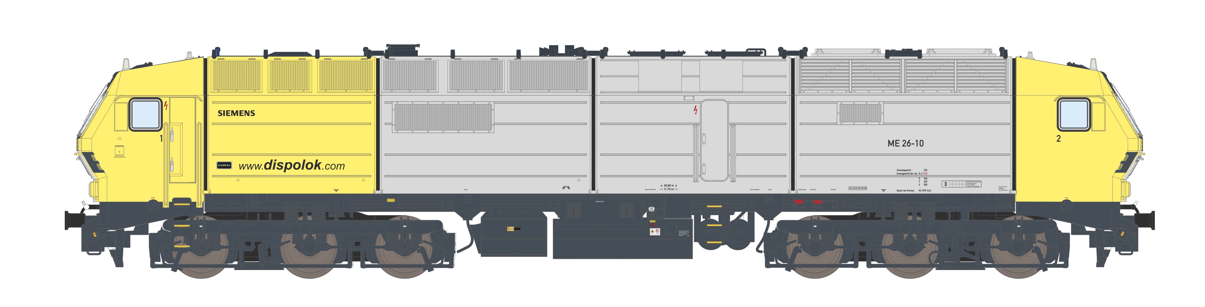 ASM 79310 - Diesellok ME26-10 Dispolok, Ep.V, AC S